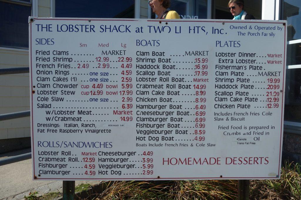 Ням-ням: Lobster Shack at Two Lights в штате Мэн