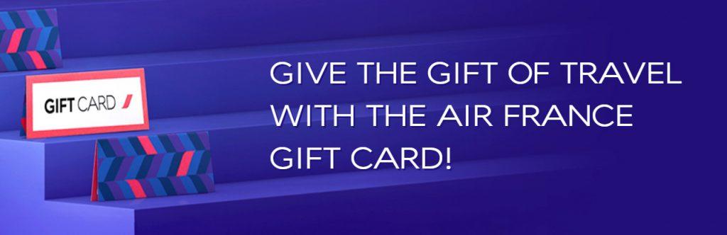 Подарочные карты Air France с бонусом 30€