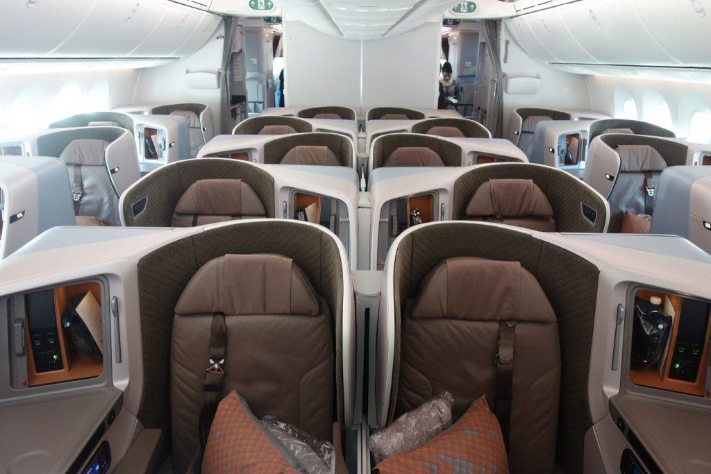 Бизнес-класс Singapore Airlines (Boeing 787-10) в 5 фотографиях