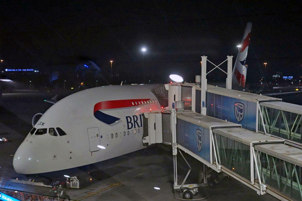 Обзор: British Airways, первый класс (А380), Йоханнесбург — Лондон