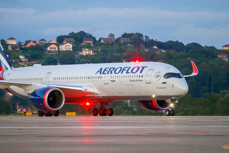 Куда летают аэрофлотовские Airbus A350?