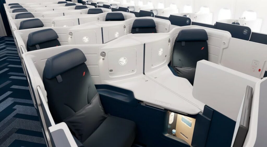 Новый бизнес-класс Air France на Boeing 777 и Airbus A350