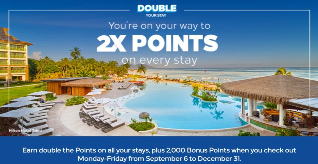 Новая промоакция Hilton Honors: Double Your Stay